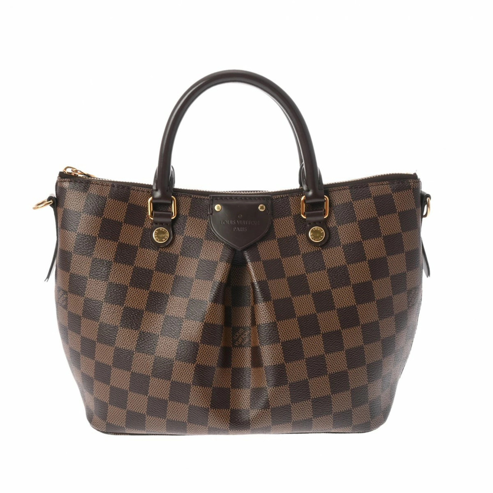 LOUIS VUITTON Damier Siena Brown Canvas Handbag